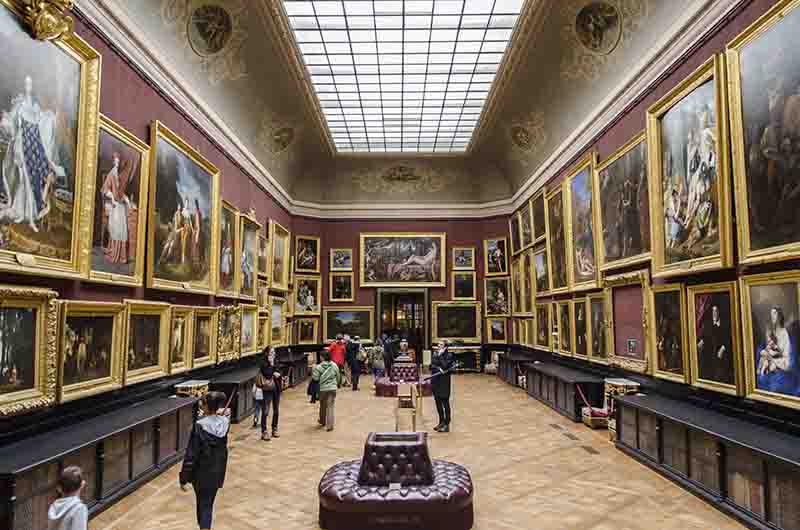 Francia - Chantilly 19 - castillo de Chantilly - Galeria de Pintura.jpg